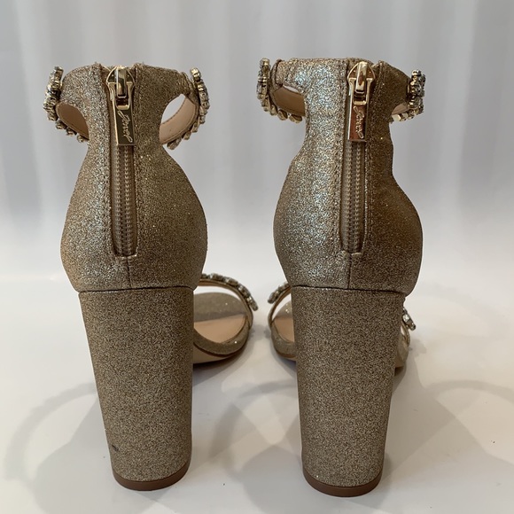 Jewel Badgley Mischka Mayra Heel - Gold Glitter - Picture 6 of 12